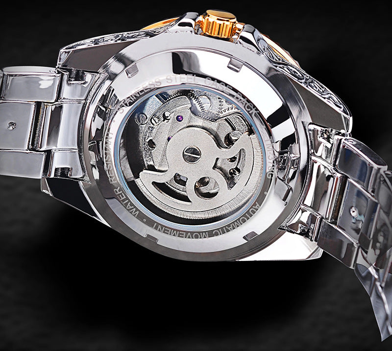 Forsining Luxury Skeleton Tourbillon Watch